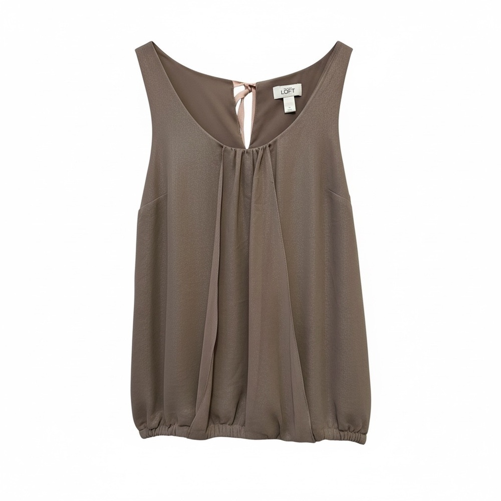 Ann Taylor Loft Sleeveless Chiffon Blouse